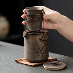 Глиняний чайний набір для...