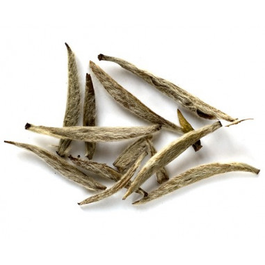 Срібні голки з білим ворсом Срібні голки з білим ворсом