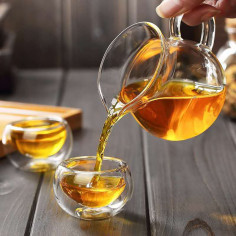 Скляний чахай у формі глека 2