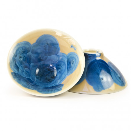 Чаша трикутна з розводами глазур'ю, 35 мл