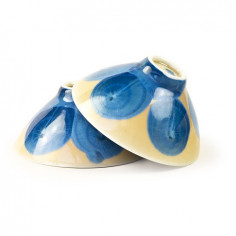 Чаша трикутна з розводами глазур'ю, 35 мл 2