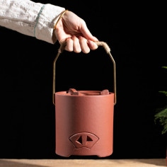 Домашня вугільна піч з ручкою