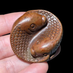 Дві риби — статуетка з металу