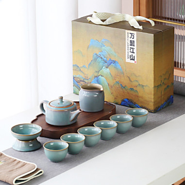 Чайний набір з глазур'ю яобянь...