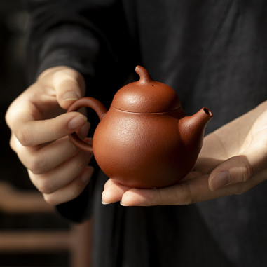 Чайник "Баклажан" з їсинської глини