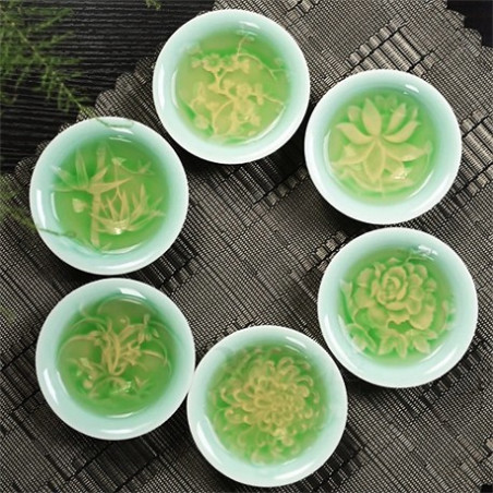 Селадонова чаша з малюнком на дні, 30 мл