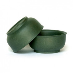 Мала пуерна чаша із ісинської глини (темно-зелена)
