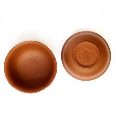 Маленька чаша із ісинської глини (бордова) 2