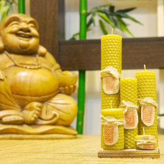 Свічки із натурального воску