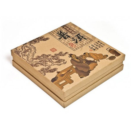 Подарункова коробка для пуера з відкидною кришкою