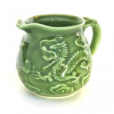 Зелений чахай з драконами