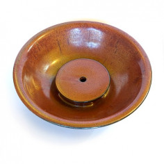 Червона керамічна чабань-тарілка фабрики Сян Тао