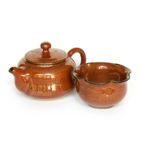 Червоний керамічний чайник Сян Тао Червоний керамічний чайник Сян Тао