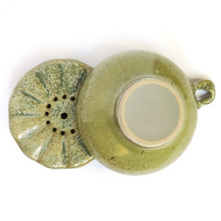 Світло-зелене сито з підставкою Світло-зелене сито з підставкою