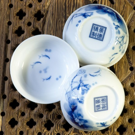 Чаша з цзиндечженського порцеляни «Рибки»