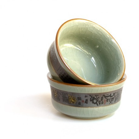 Селадонова чаша «4 благородні рослини»