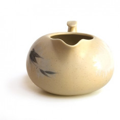 Бежевий чахай з гілкою бамбука 2