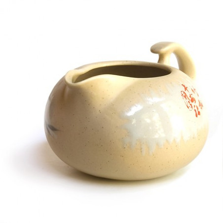 Бежевий чахай з гілкою бамбука