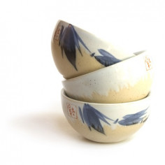 Бежевий чайний набір з гілкою бамбука в подарунковій коробці 2