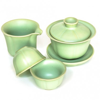 Сервіз із жу яо "Квітка" Сервіз із жу яо "Квітка"