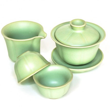 Сервіз із жу яо "Квітка" Сервіз із жу яо "Квітка"