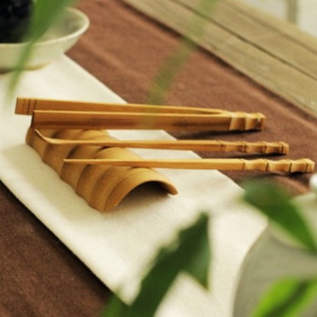 Набір чайних інструментів зі світлого бамбука