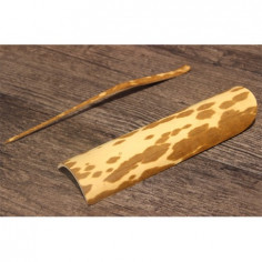 Чахе та ложечка з плямистого бамбука