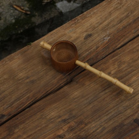 Ситечко з ручкою з бамбука