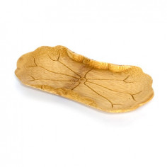 Темна підставка під чайні пари "Лист лотоса"