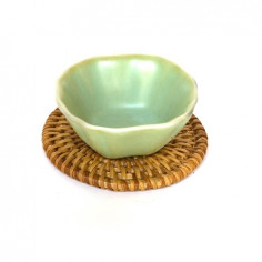 Плетена підставка під чашу 2