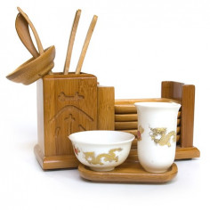 Набір інструментів з підставками для чайної пари. 2