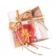 Подарунковий набір чаю з пряником у коробці. 2