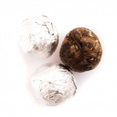 Перлина дракона з білого півонії (срібна)