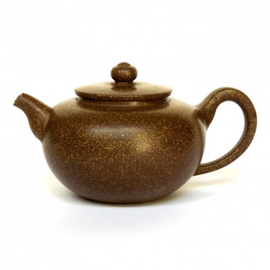Чайник з ісинської глини у формі плескатої перлини Чайник з ісинської глини у формі плескатої перлини