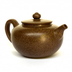 Чайник з ісинської глини у формі плескатої перлини 2