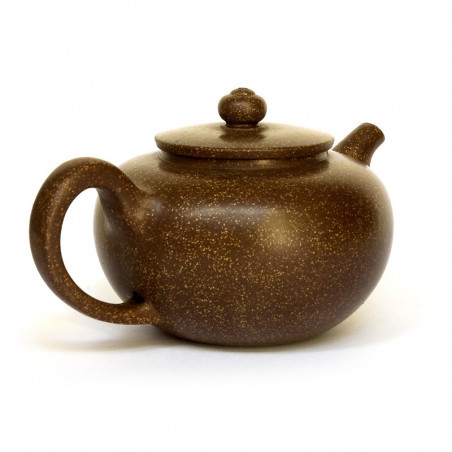 Чайник з ісинської глини у формі плескатої перлини Чайник з ісинської глини у формі плескатої перлини