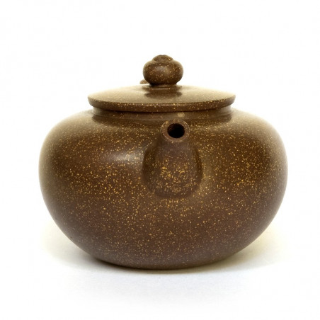 Чайник з ісинської глини у формі плескатої перлини Чайник з ісинської глини у формі плескатої перлини