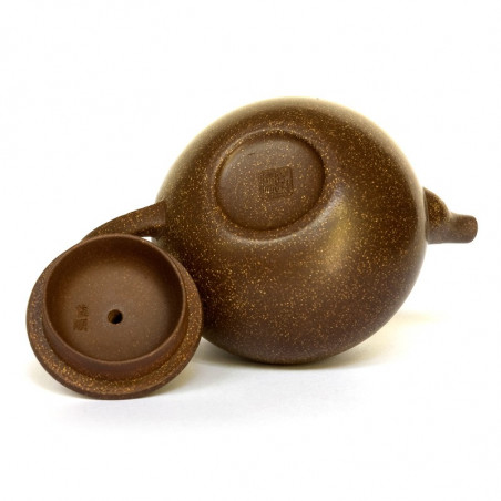 Чайник з ісинської глини у формі плескатої перлини Чайник з ісинської глини у формі плескатої перлини