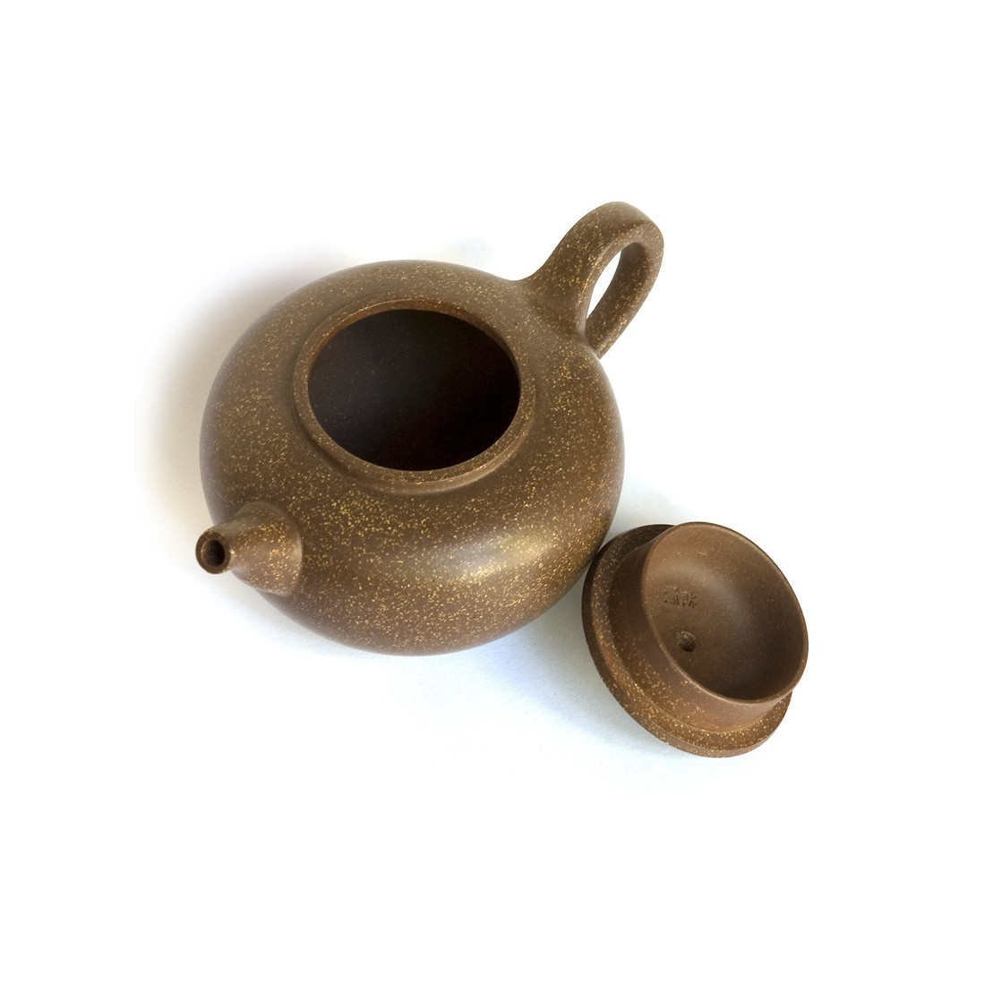 Чайник з ісинської глини у формі плескатої перлини Чайник з ісинської глини у формі плескатої перлини