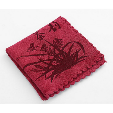 Червоний чайний рушник