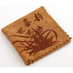 Жовтий чайний рушник