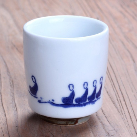 Чаша з цзиндечженьского порцеляни на ніжці «Символ довголіття» (однокольоровий розпис)