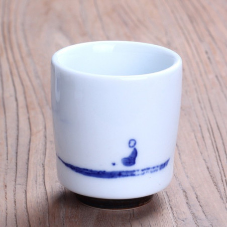 Чаша з цзиндечженьского порцеляни на ніжці «Символ довголіття» (однокольоровий розпис)