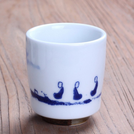 Чаша з цзиндечженьского порцеляни на ніжці «Символ довголіття» (однокольоровий розпис)