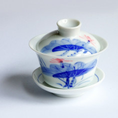 Маленька гайвань із лотосом