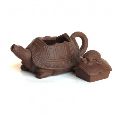 Чайник із ісинської глини "Дві черепахи" 2
