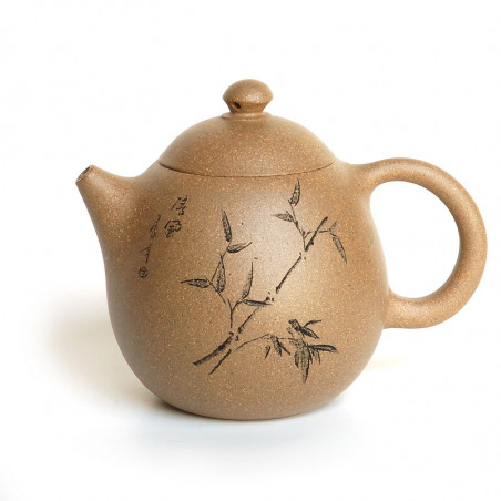 Чайник із ісинської глини «Яйце дракона» (бамбук) Чайник із ісинської глини «Яйце дракона» (бамбук)