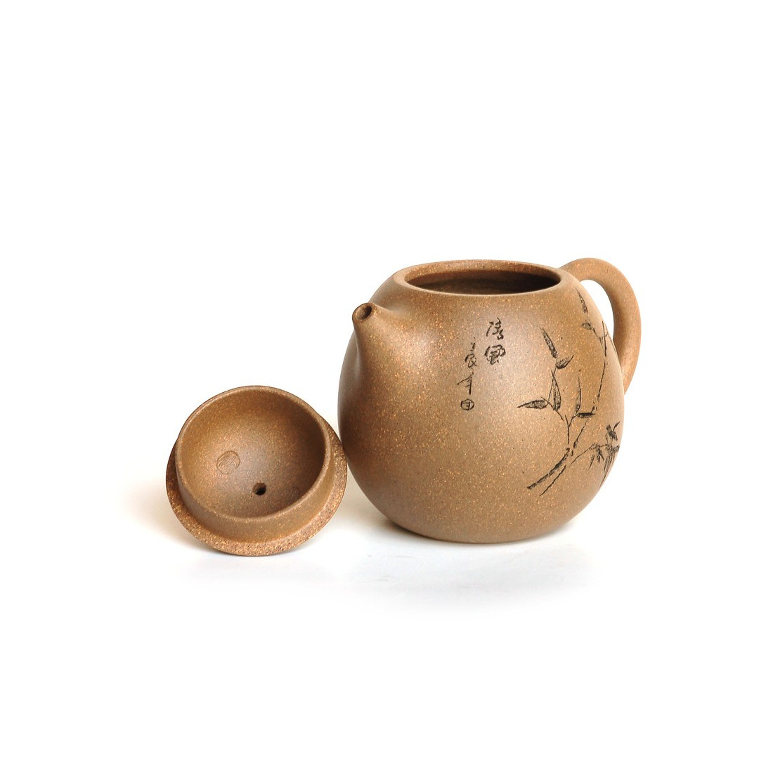 Чайник із ісинської глини «Яйце дракона» (бамбук) Чайник із ісинської глини «Яйце дракона» (бамбук)