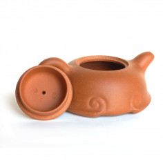 Чайник із помаранчевої ісинської глини 2