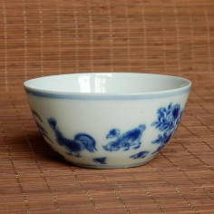 "Пташиний двір" - чаша з тонкостінної порцеляни